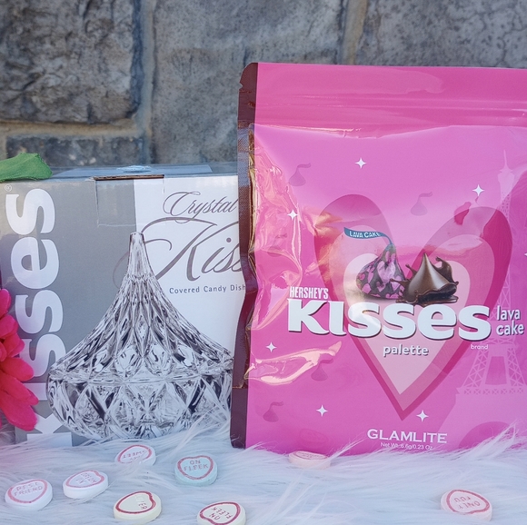Hershey's Makeup 2piece Hersheys Kiss Candy Dish Hersheys Kiss